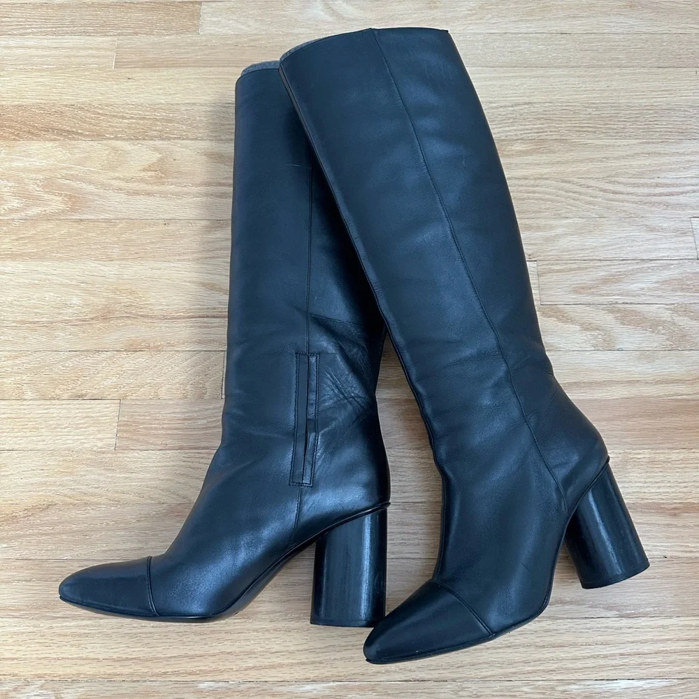 Nine West Black Over the Knee Boots - Picture 2 of 5